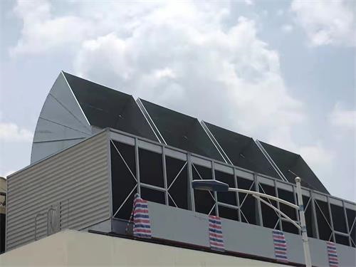 圓形冷卻塔車間走貨現場,圓形冷卻塔